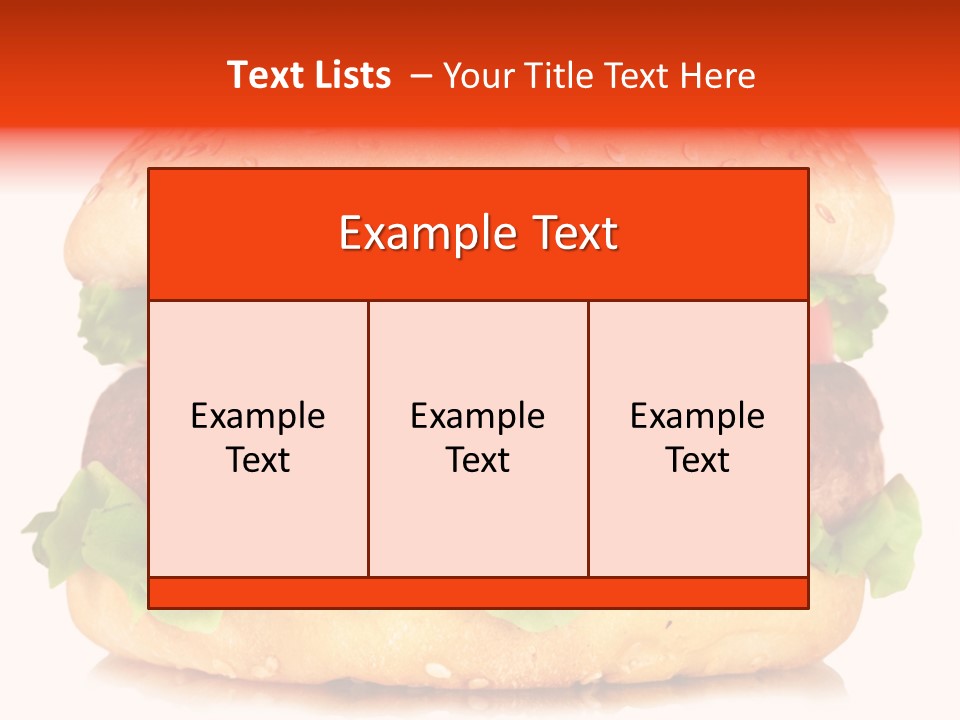 Delicious Red Food PowerPoint Template