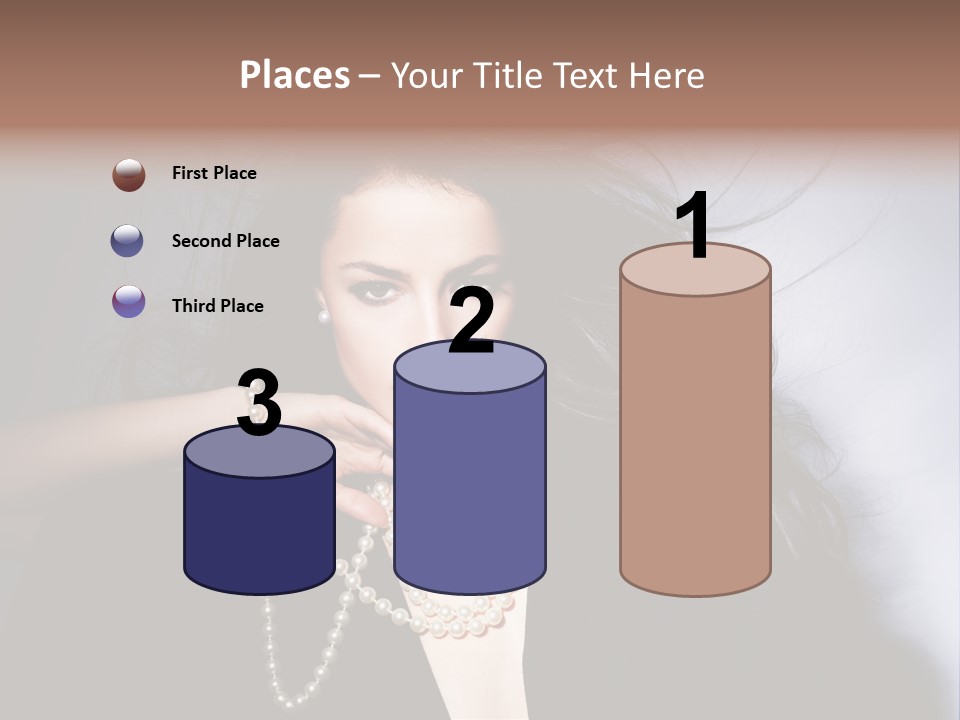 Vogue Model Face PowerPoint Template