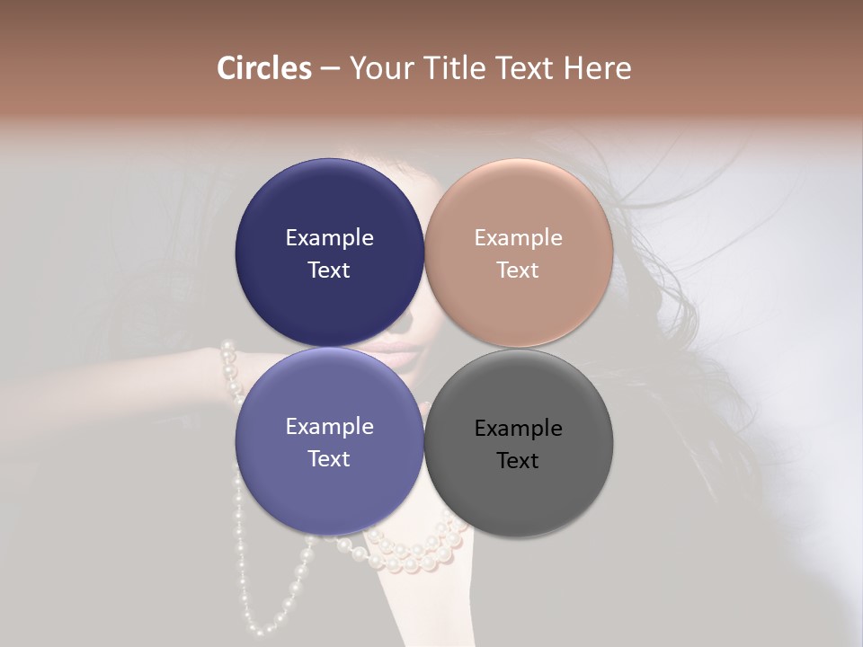 Vogue Model Face PowerPoint Template