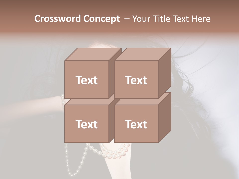 Vogue Model Face PowerPoint Template