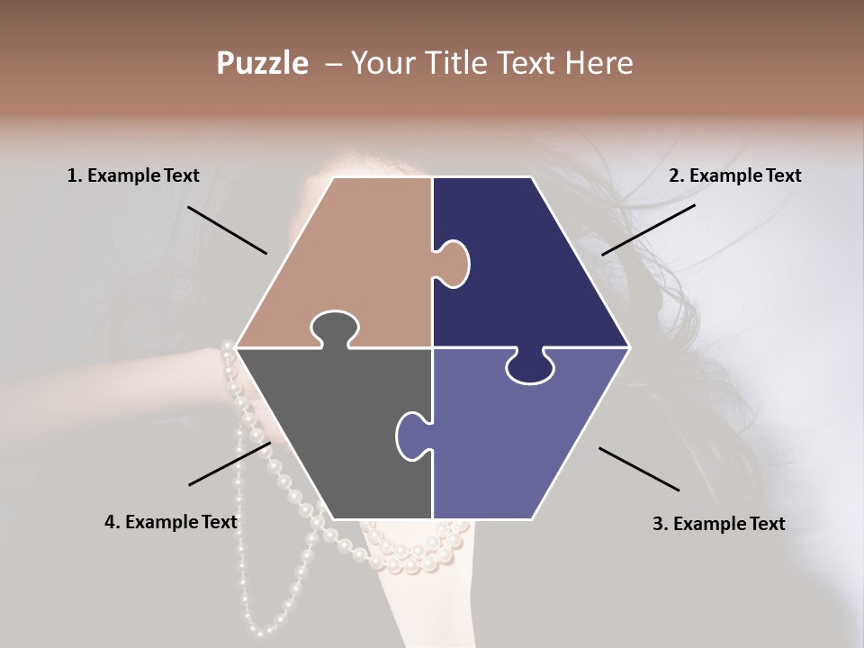 Vogue Model Face PowerPoint Template