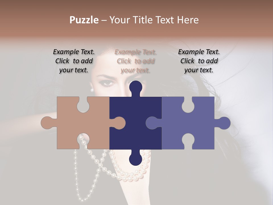 Vogue Model Face PowerPoint Template