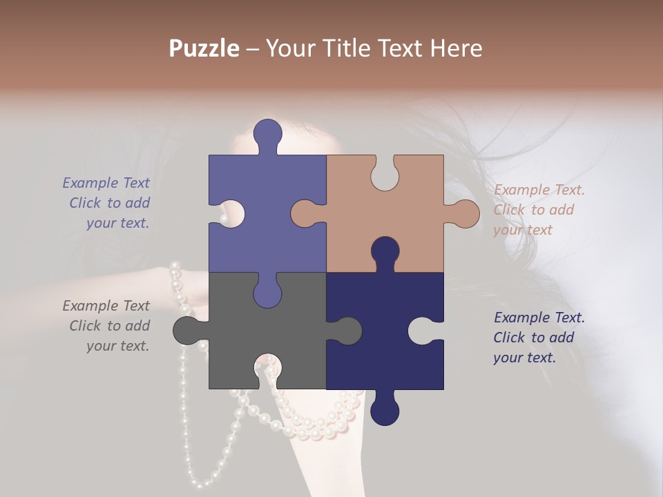 Vogue Model Face PowerPoint Template