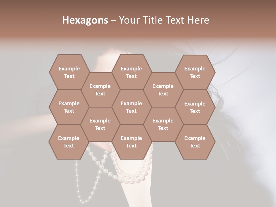 Vogue Model Face PowerPoint Template