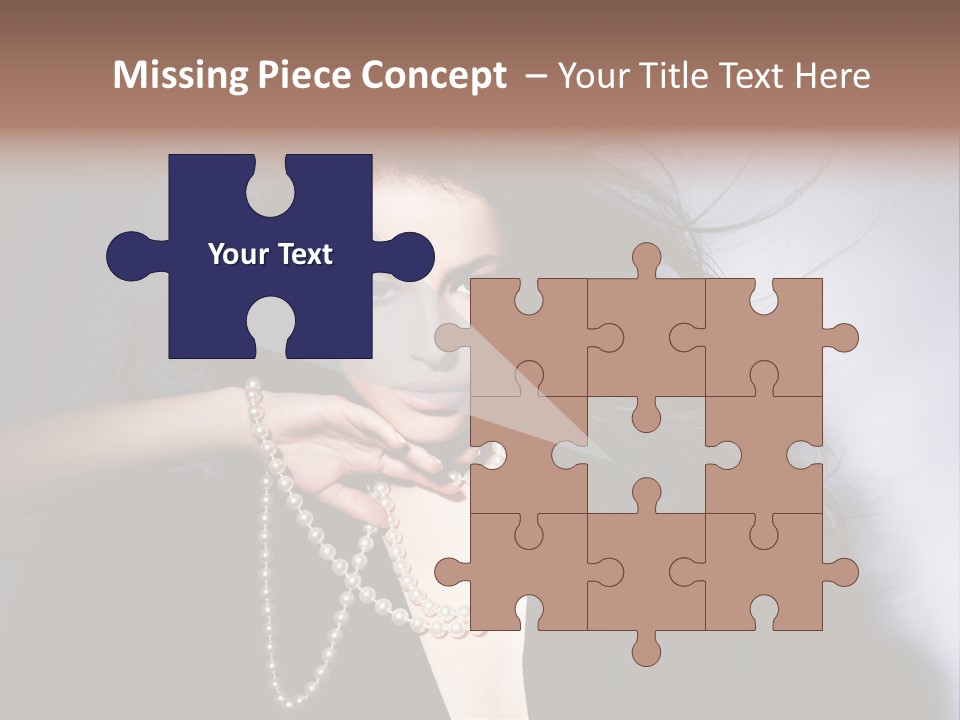 Vogue Model Face PowerPoint Template