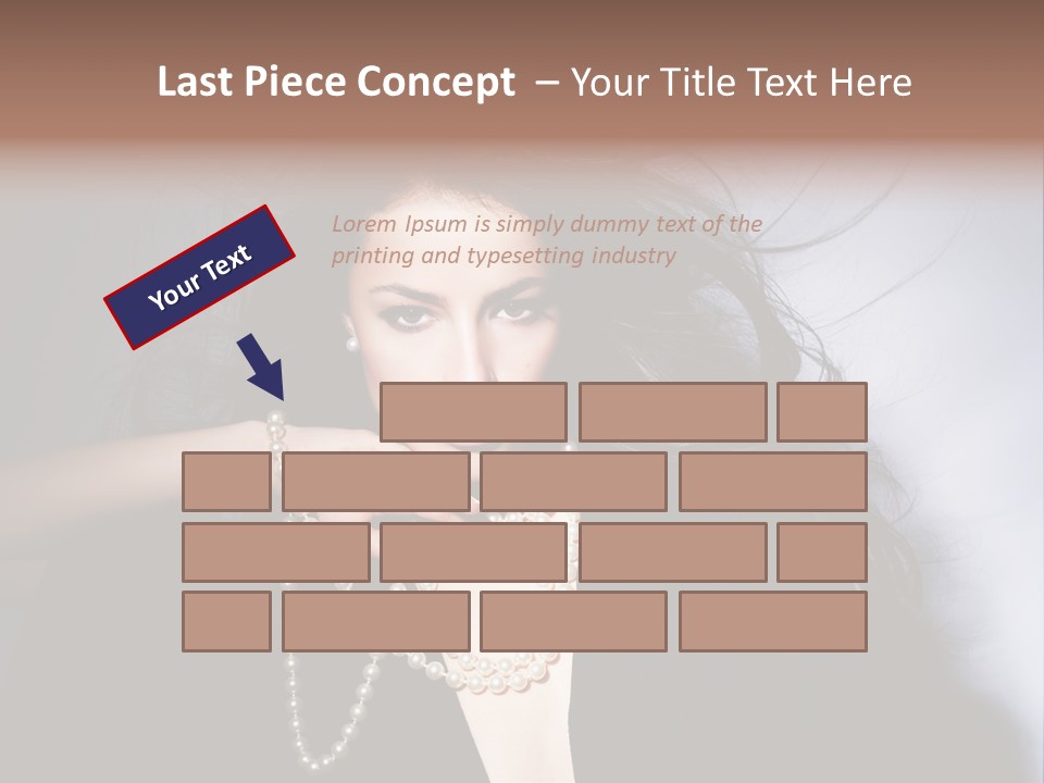 Vogue Model Face PowerPoint Template
