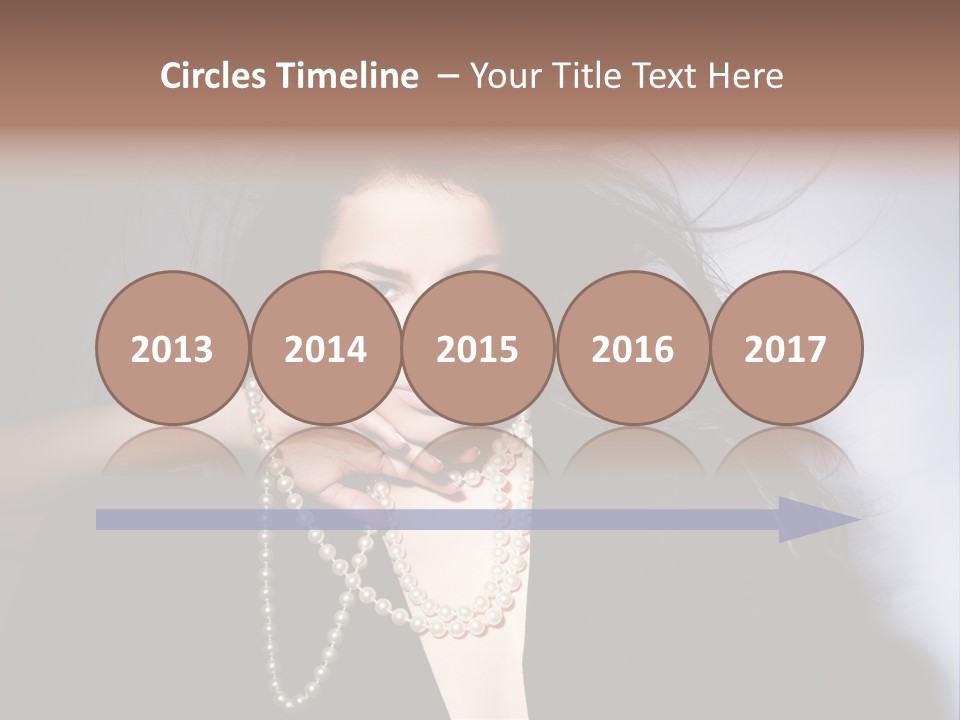 Vogue Model Face PowerPoint Template