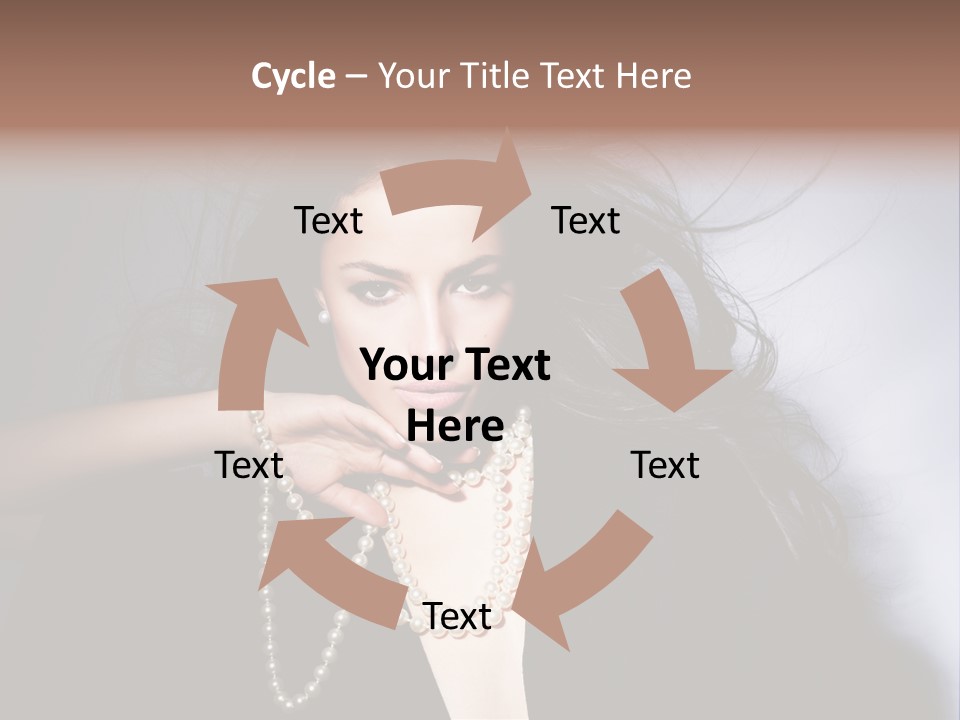 Vogue Model Face PowerPoint Template