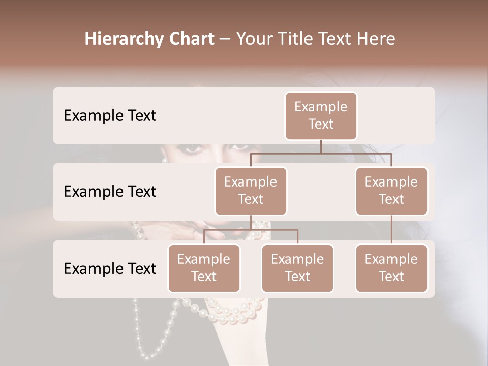 Vogue Model Face PowerPoint Template