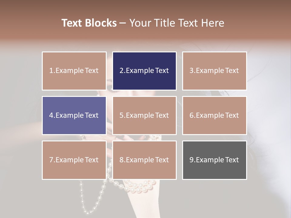 Vogue Model Face PowerPoint Template