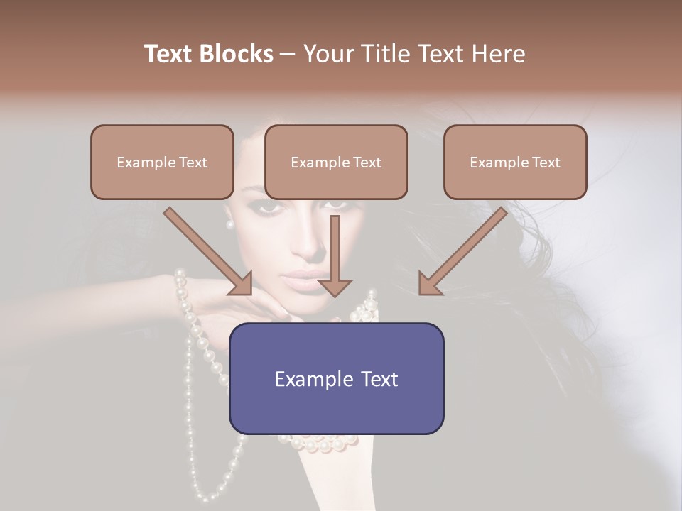 Vogue Model Face PowerPoint Template