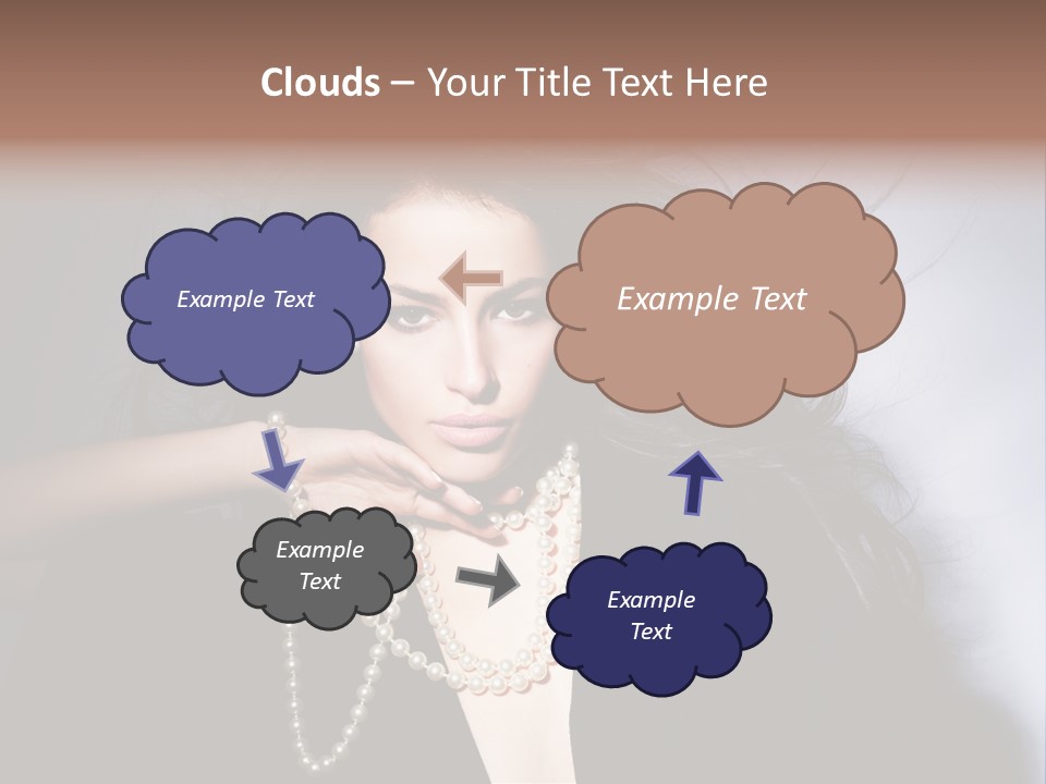 Vogue Model Face PowerPoint Template