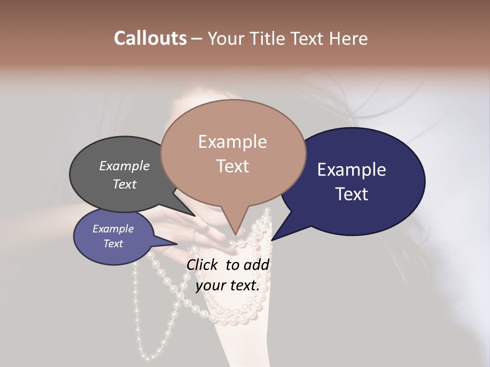 Vogue Model Face PowerPoint Template