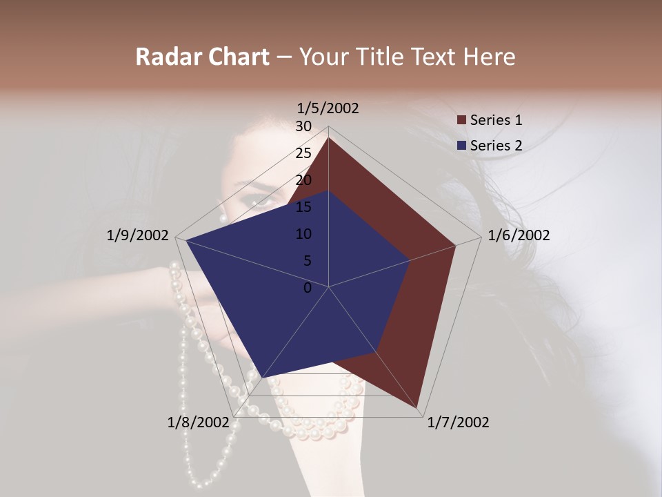 Vogue Model Face PowerPoint Template