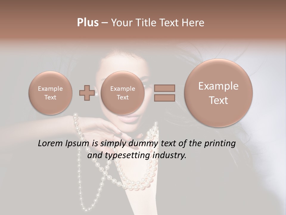 Vogue Model Face PowerPoint Template