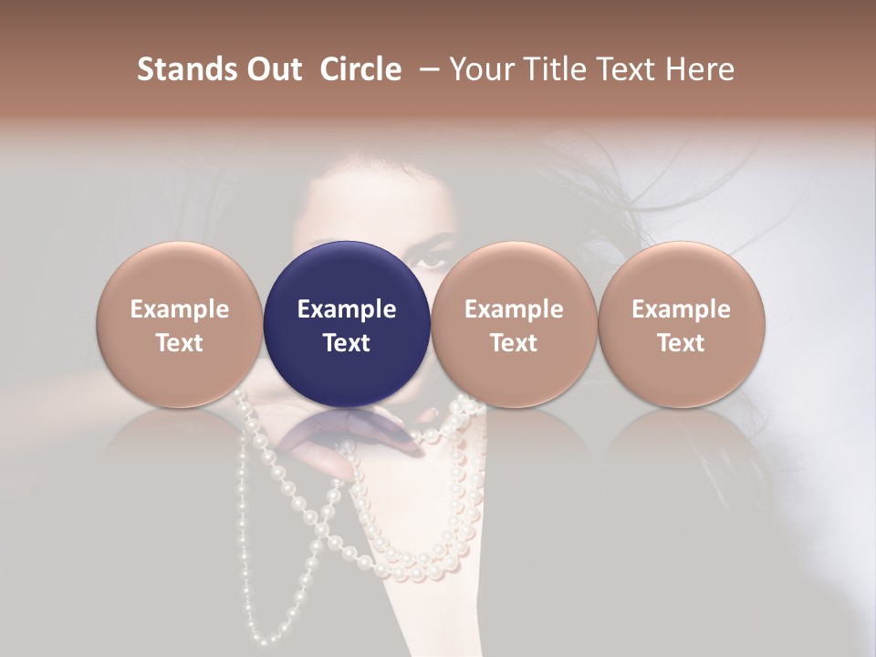 Vogue Model Face PowerPoint Template