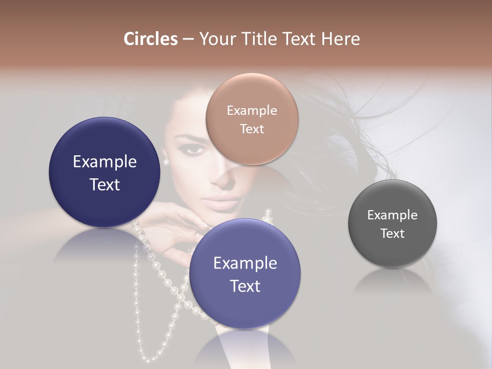 Vogue Model Face PowerPoint Template