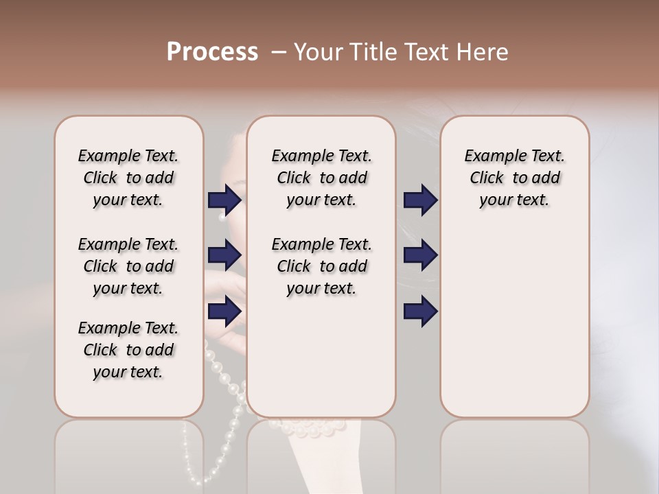Vogue Model Face PowerPoint Template