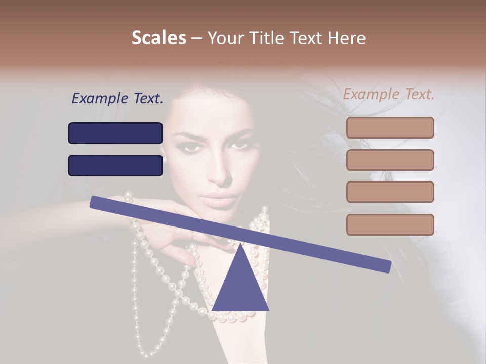 Vogue Model Face PowerPoint Template
