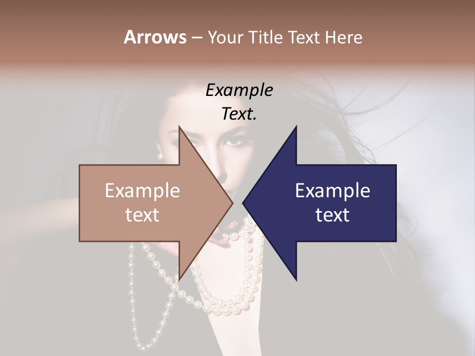 Vogue Model Face PowerPoint Template