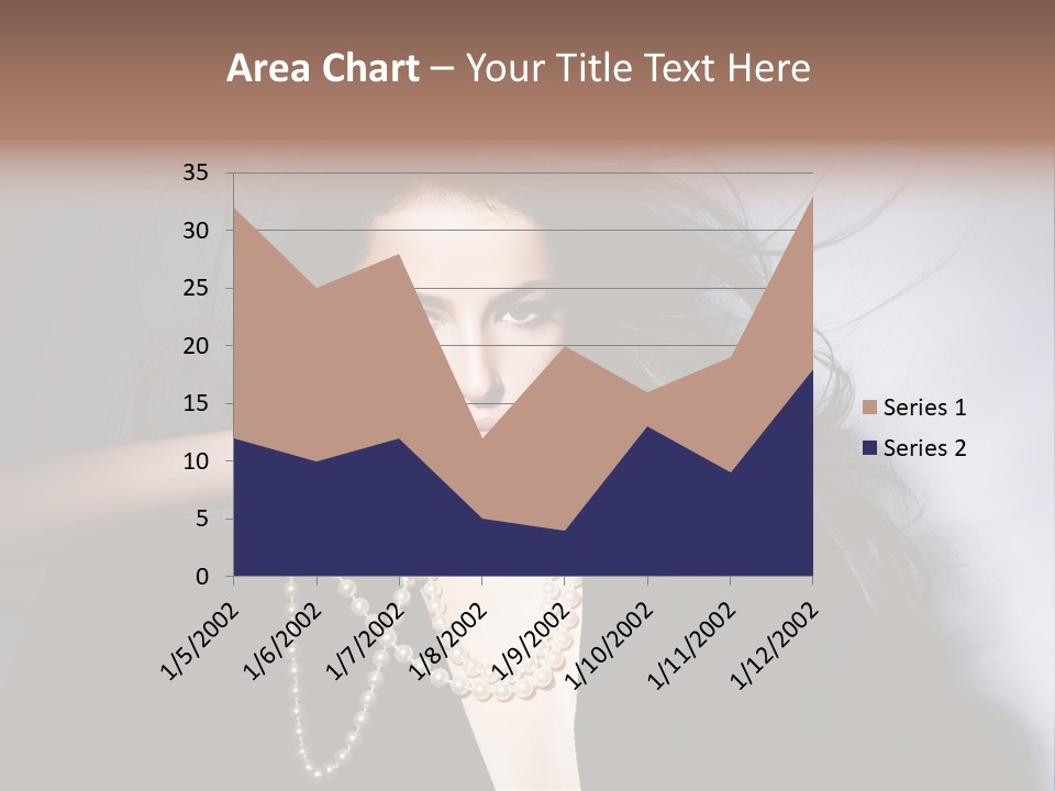 Vogue Model Face PowerPoint Template