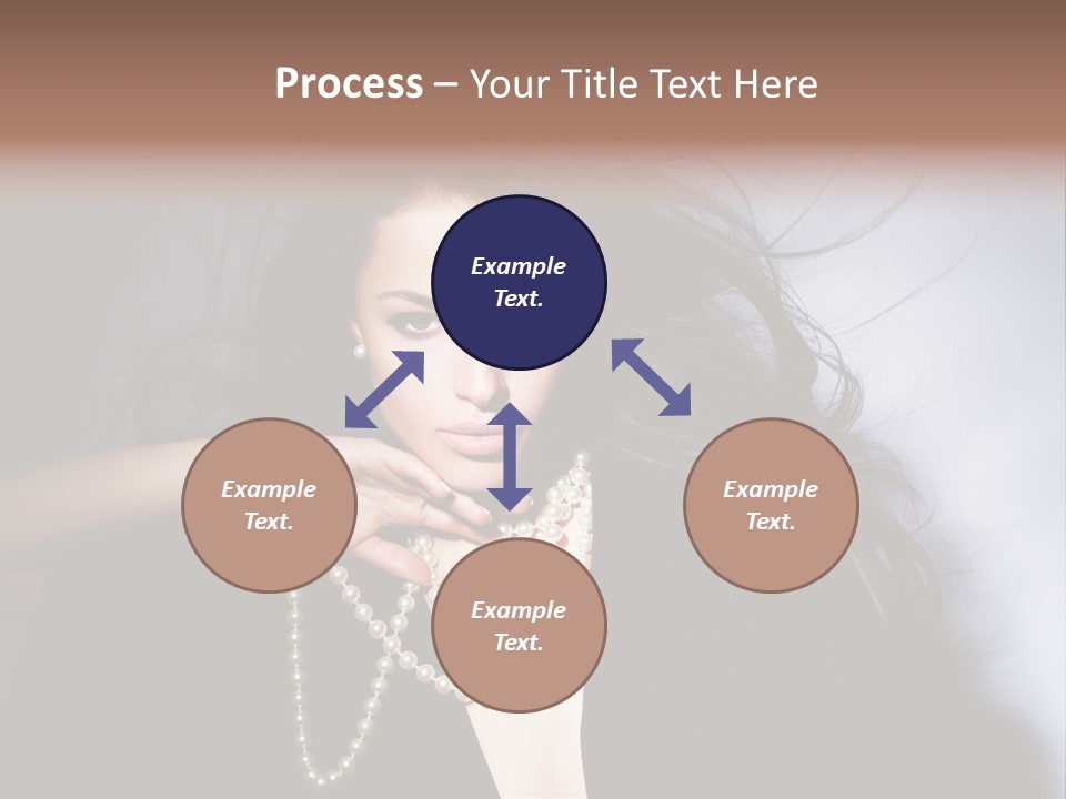 Vogue Model Face PowerPoint Template