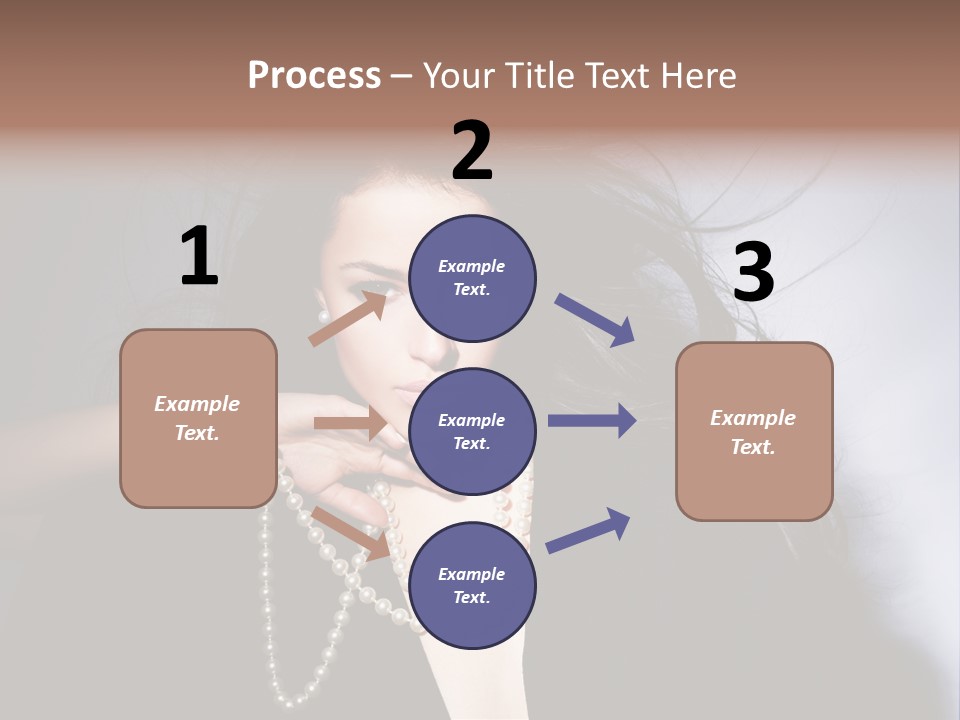 Vogue Model Face PowerPoint Template