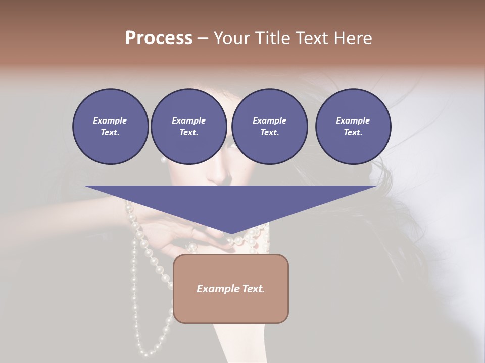 Vogue Model Face PowerPoint Template