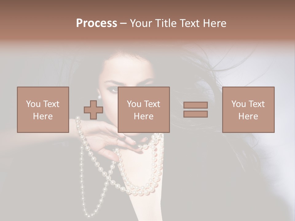 Vogue Model Face PowerPoint Template