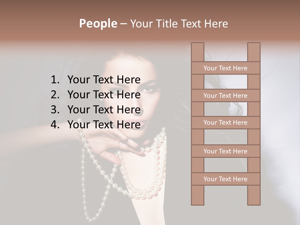 Vogue Model Face PowerPoint Template