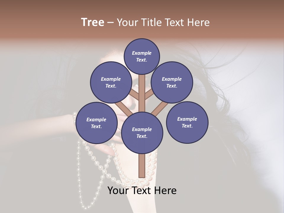 Vogue Model Face PowerPoint Template