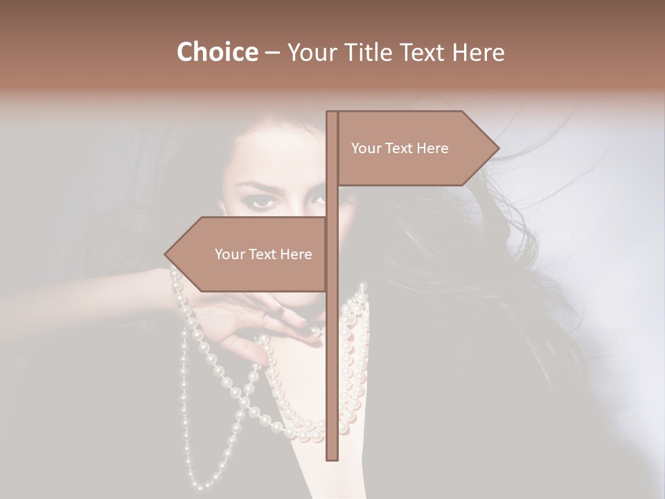 Vogue Model Face PowerPoint Template