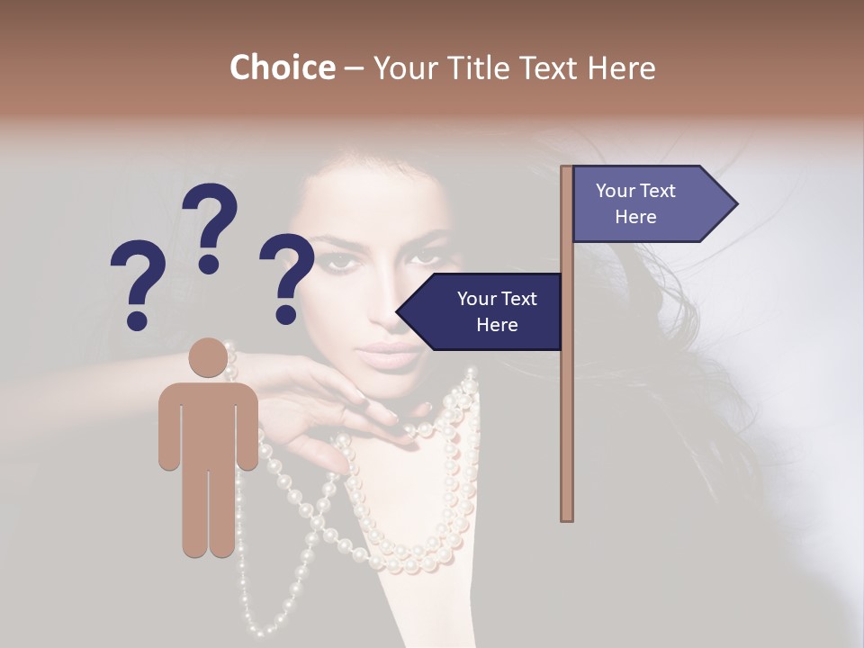 Vogue Model Face PowerPoint Template