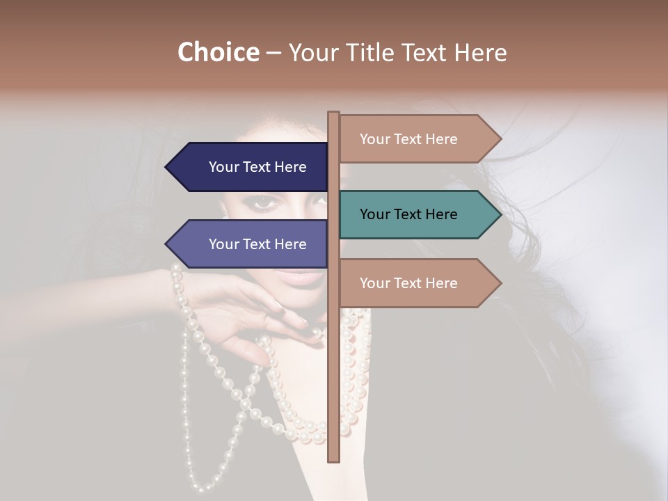 Vogue Model Face PowerPoint Template
