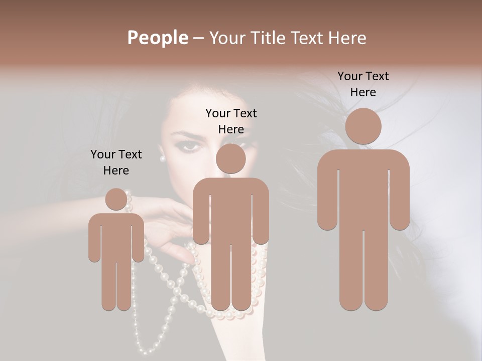 Vogue Model Face PowerPoint Template