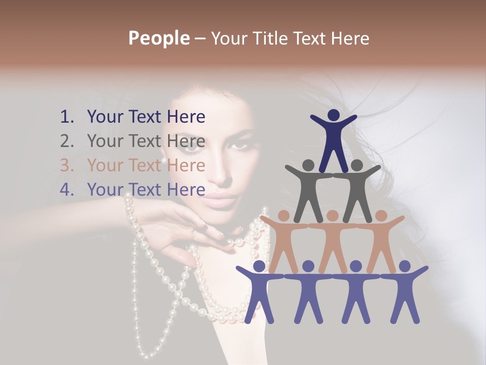 Vogue Model Face PowerPoint Template