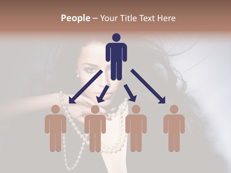 Vogue Model Face PowerPoint Template