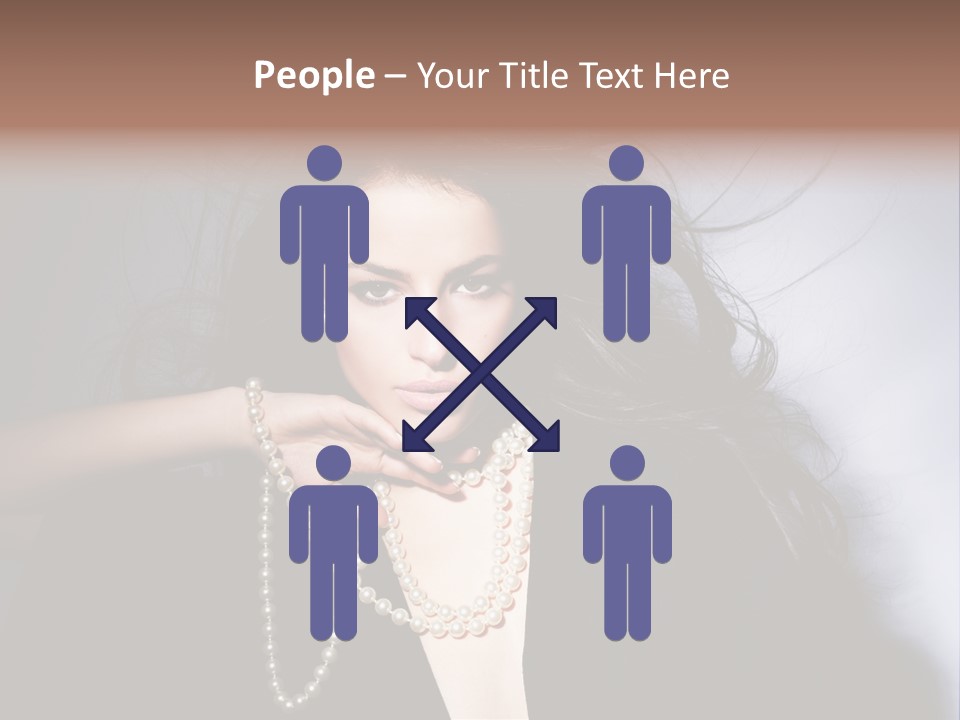 Vogue Model Face PowerPoint Template