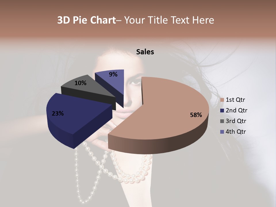 Vogue Model Face PowerPoint Template