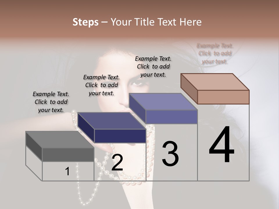 Vogue Model Face PowerPoint Template
