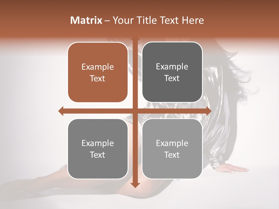 Lifestyle One Figure PowerPoint Template