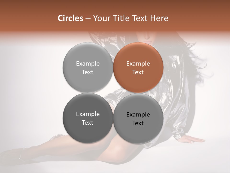 Lifestyle One Figure PowerPoint Template