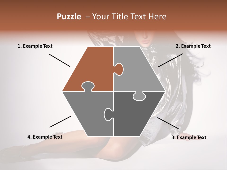 Lifestyle One Figure PowerPoint Template