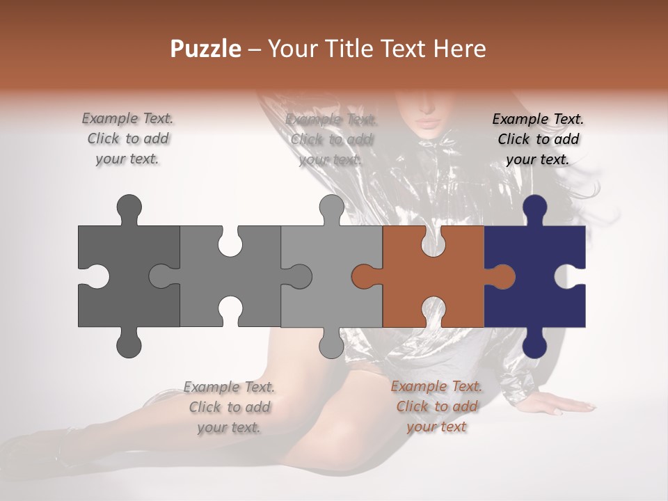 Lifestyle One Figure PowerPoint Template