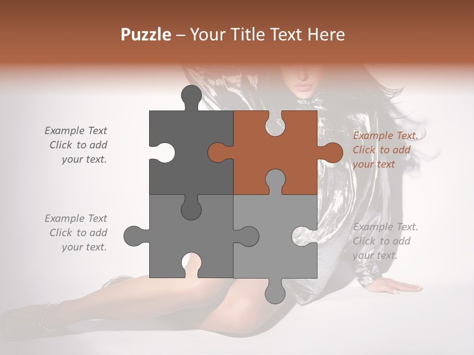 Lifestyle One Figure PowerPoint Template