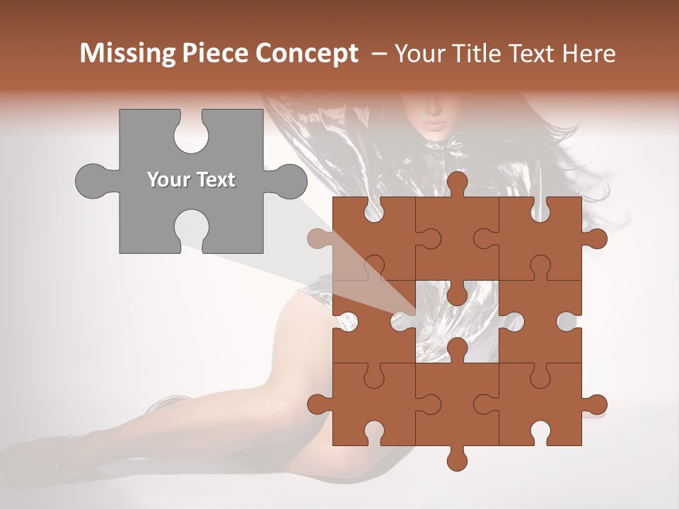 Lifestyle One Figure PowerPoint Template