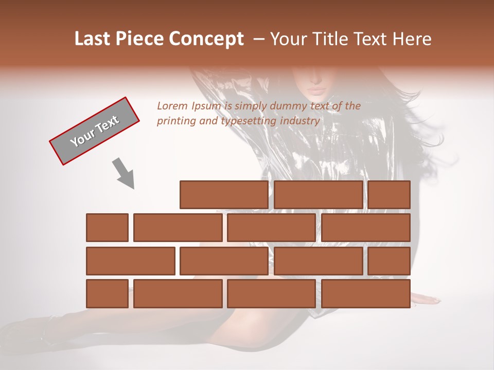 Lifestyle One Figure PowerPoint Template