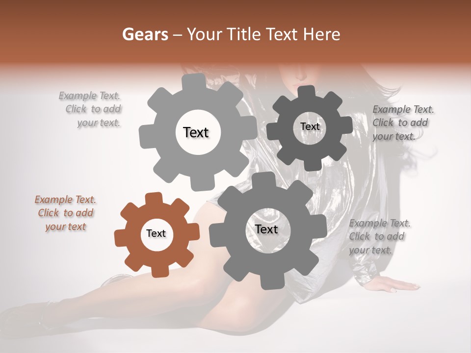 Lifestyle One Figure PowerPoint Template