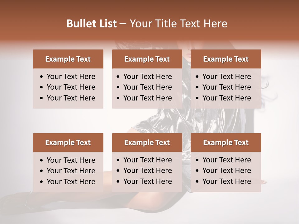 Lifestyle One Figure PowerPoint Template