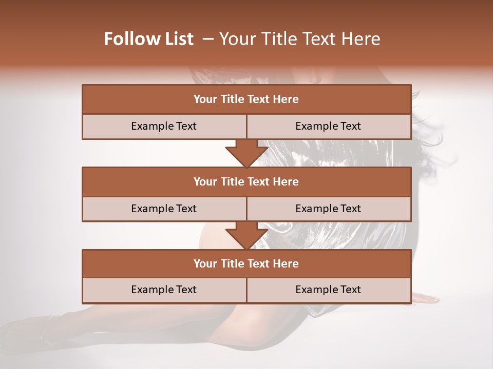Lifestyle One Figure PowerPoint Template